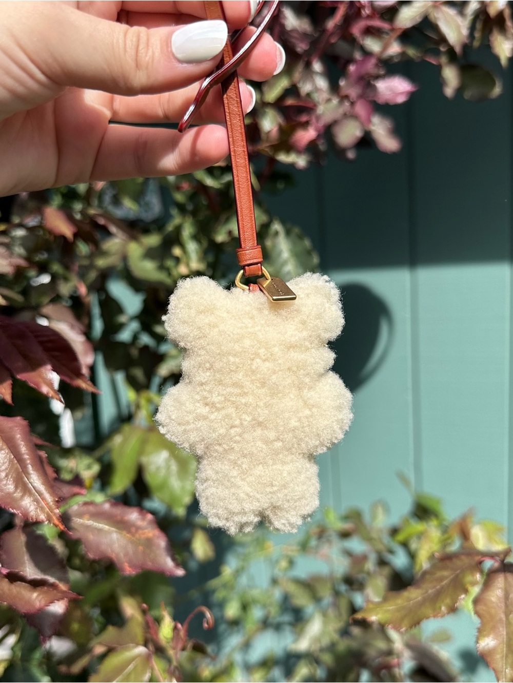 🐻 COACH BEAR SHEARLING CHARM! 🐻